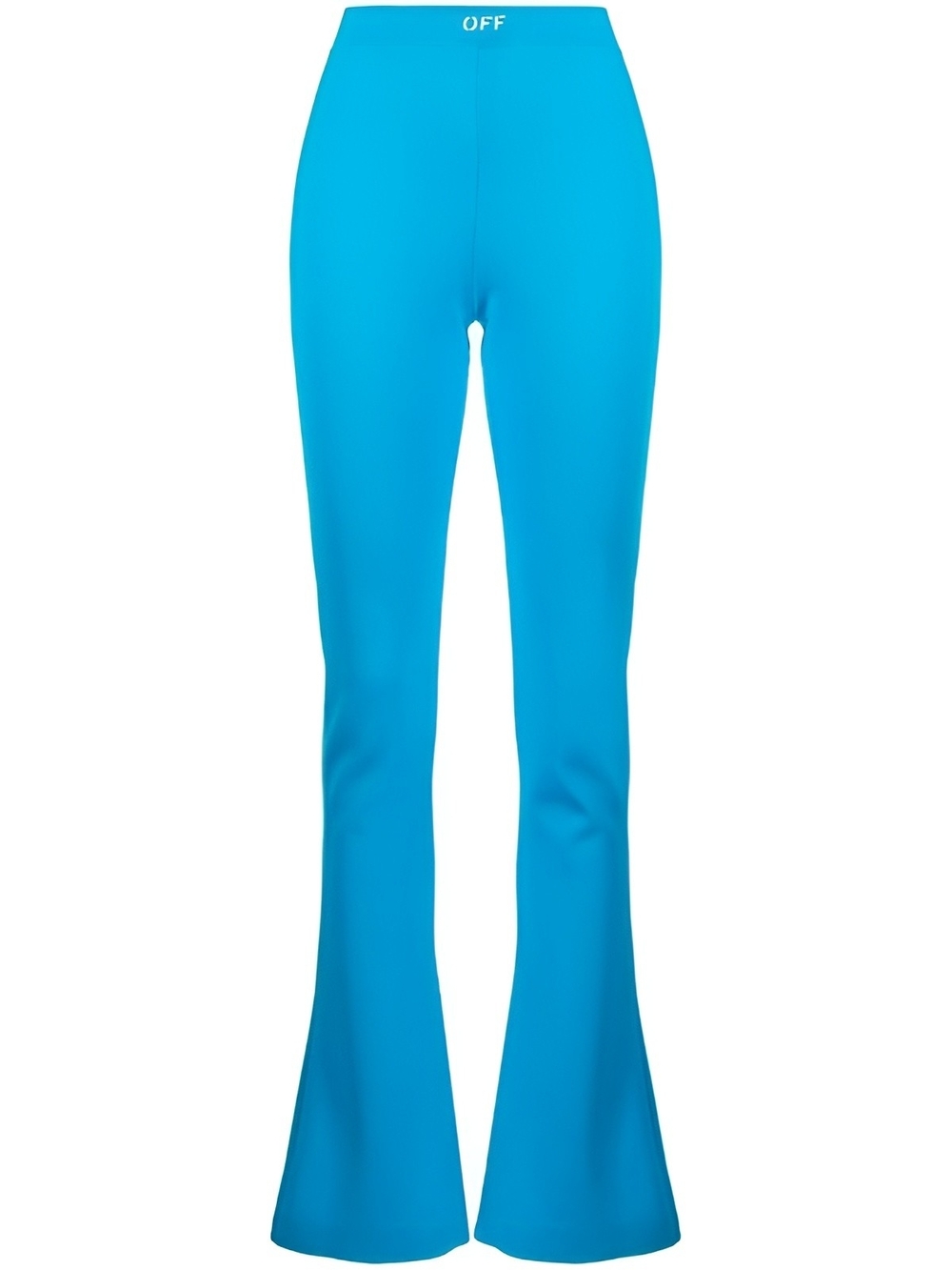 OFF-WHITE Blue Sleek Split Leggings Size 36 NWT